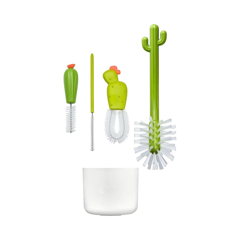 Flessenborstelset cacti Wit
