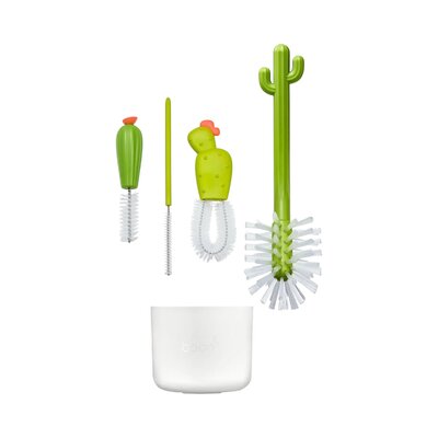 Flessenborstelset cacti Wit
