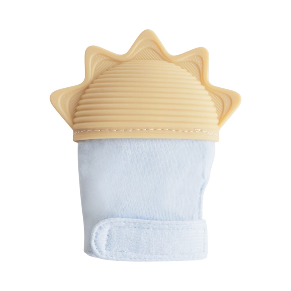 Bijthandschoen Sunshine/baby blue