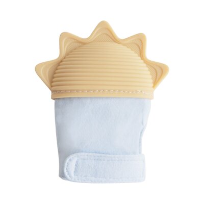Bijthandschoen Sunshine/baby blue