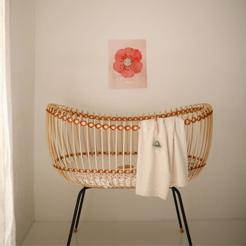 Deken - Textured Dots Off White Melange