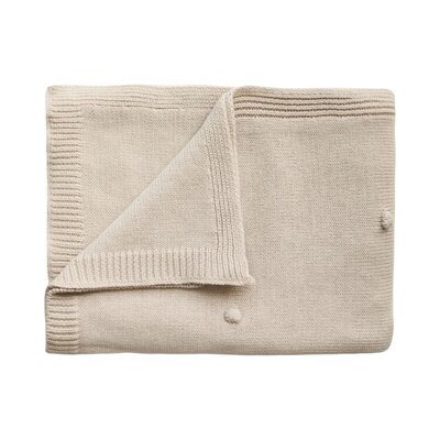 Deken - Textured Dots Off White Melange