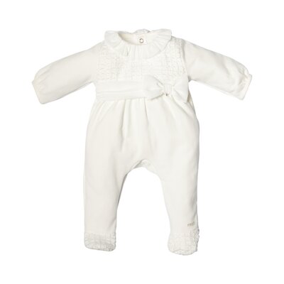 Babypakje met strikje COUTURE Off white