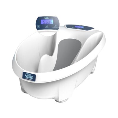 Aquascale babybad met babyweegschaal