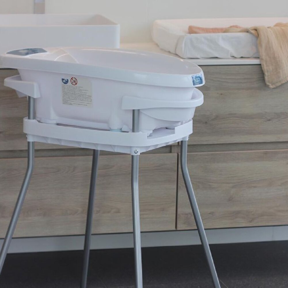 Aquascale babybad met babyweegschaal