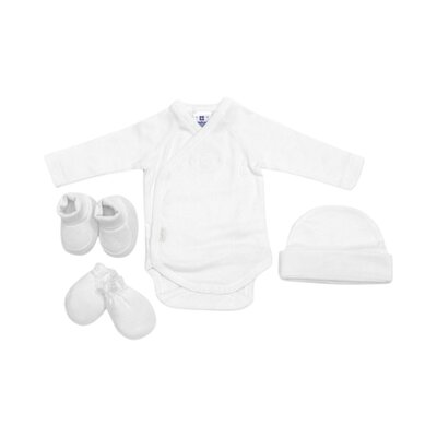 Newborn geschenkset - body, muts, krabwantjes & sokjes