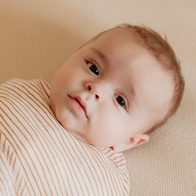 The original - piep - 0/3 m - cotton Hazel stripes