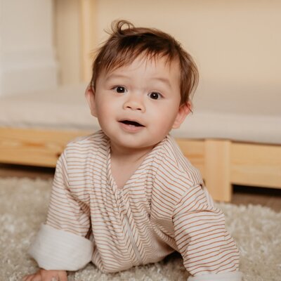 The bag 4 seasons - 6 m/2.5 y - 100 cm Hazel stripes