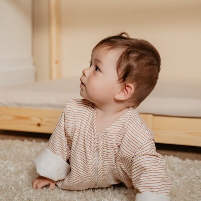 The bag 4 seasons - 6 m/2.5 y - 100 cm Hazel stripes