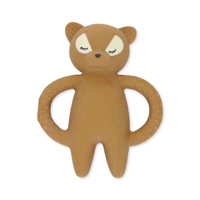 Bijtring wasbeer - caramel brown Bijtring wasbeer - caramel brown