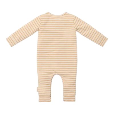 Éen-delige Pyjama Natural stripes