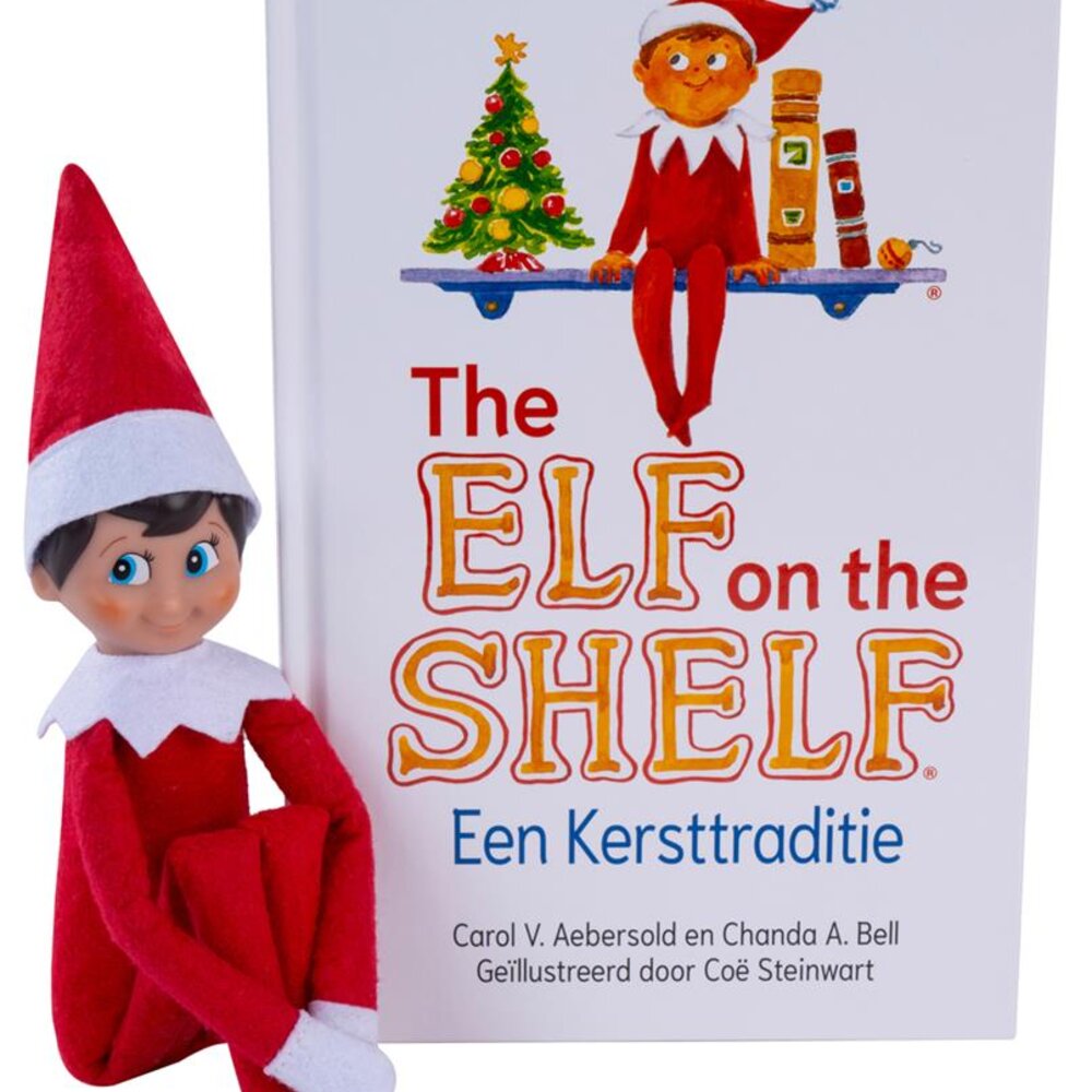 Geschenkset jongen: Scout elf pop en voorleesverhaal met adoptiecertificaat