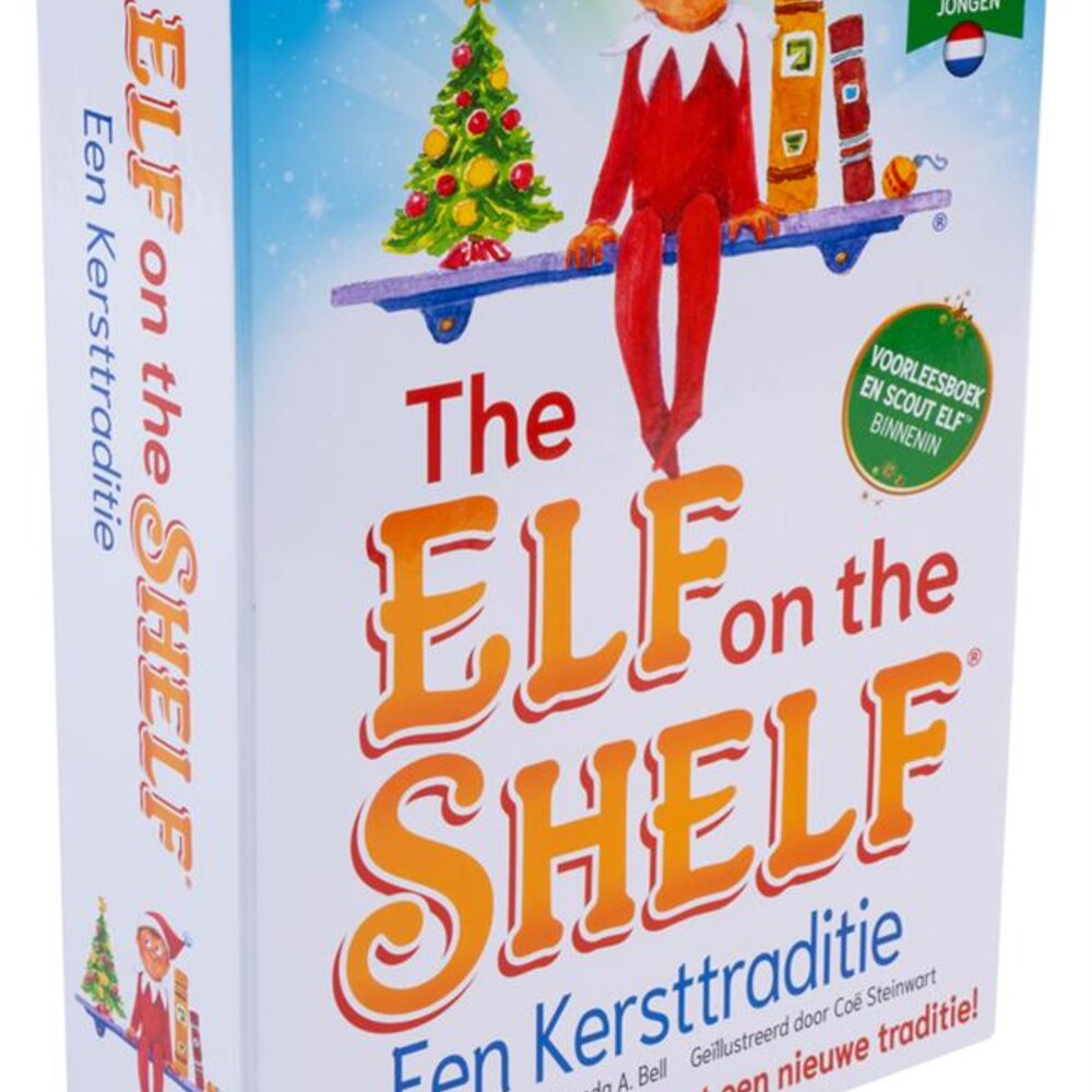 Geschenkset jongen: Scout elf pop en voorleesverhaal met adoptiecertificaat