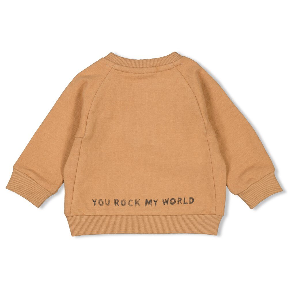 Sweater rock the world Camel