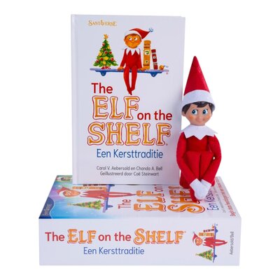 Geschenkset jongen: Scout elf pop en voorleesverhaal met adoptiecertificaat