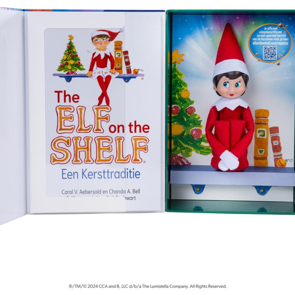 Geschenkset meisje: Scout elf pop en voorleesverhaal met adoptiecertificaat