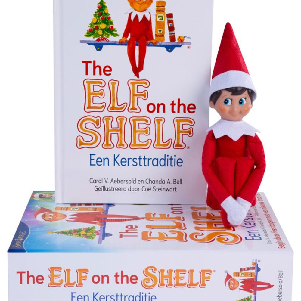 Geschenkset jongen: Scout elf pop en voorleesverhaal met adoptiecertificaat