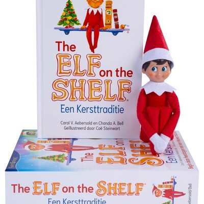Geschenkset jongen: Scout elf pop en voorleesverhaal met adoptiecertificaat