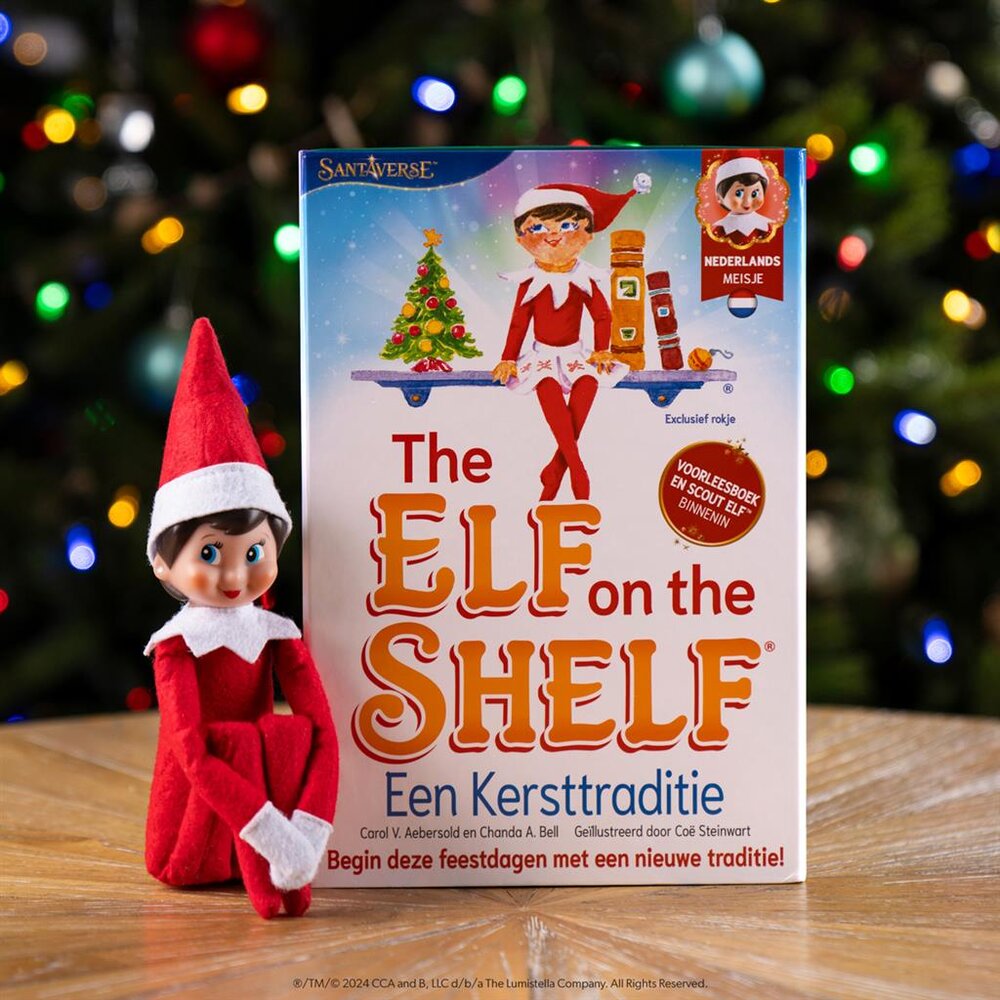 Geschenkset meisje: Scout elf pop en voorleesverhaal met adoptiecertificaat