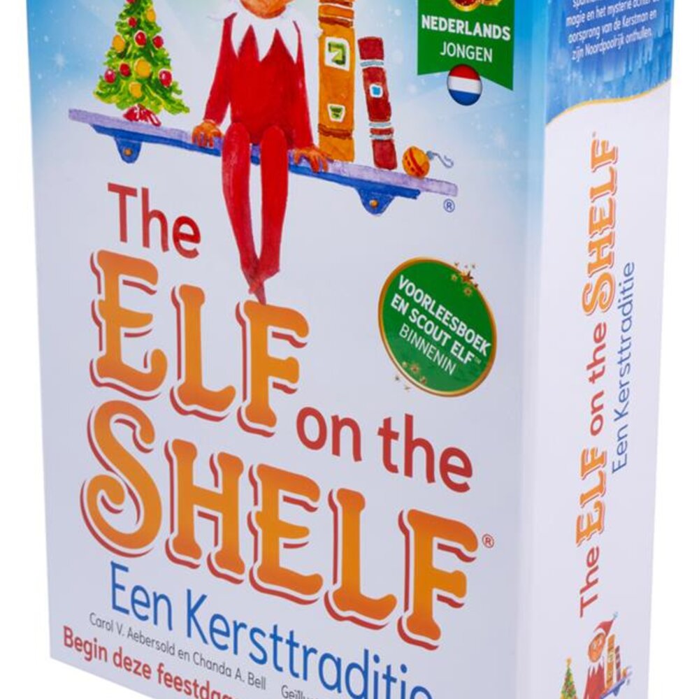 Geschenkset jongen: Scout elf pop en voorleesverhaal met adoptiecertificaat