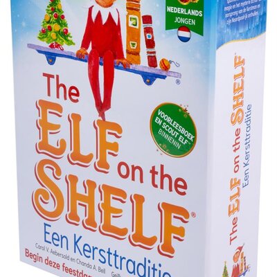 Geschenkset jongen: Scout elf pop en voorleesverhaal met adoptiecertificaat