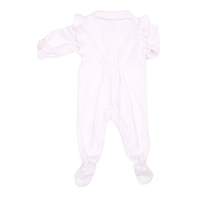 Babypakje Velours met Ruffles Soft Pink