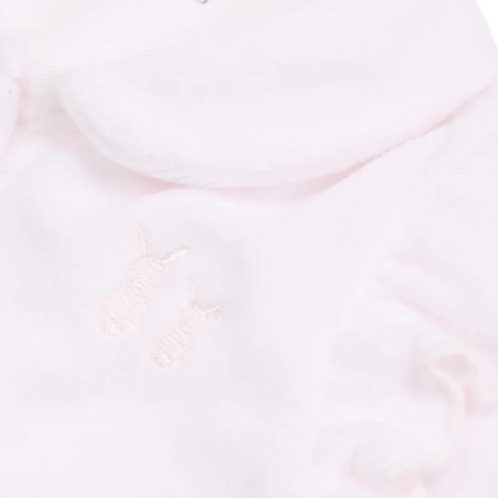 Babypakje Velours met Ruffles Soft Pink