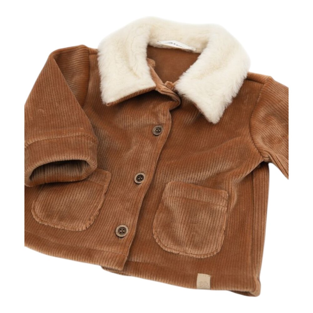Jasje met Alpaka kraag Tan Camel