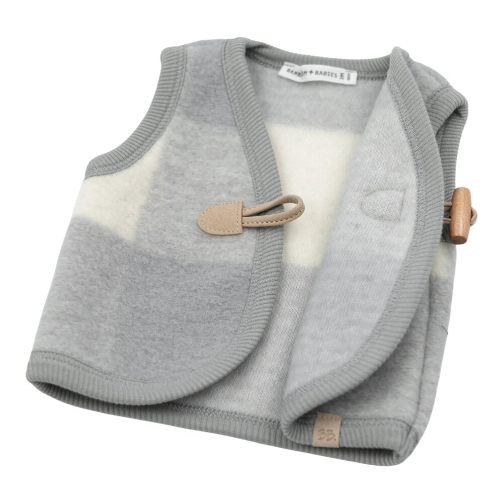 Gilet Wool Moss Grey