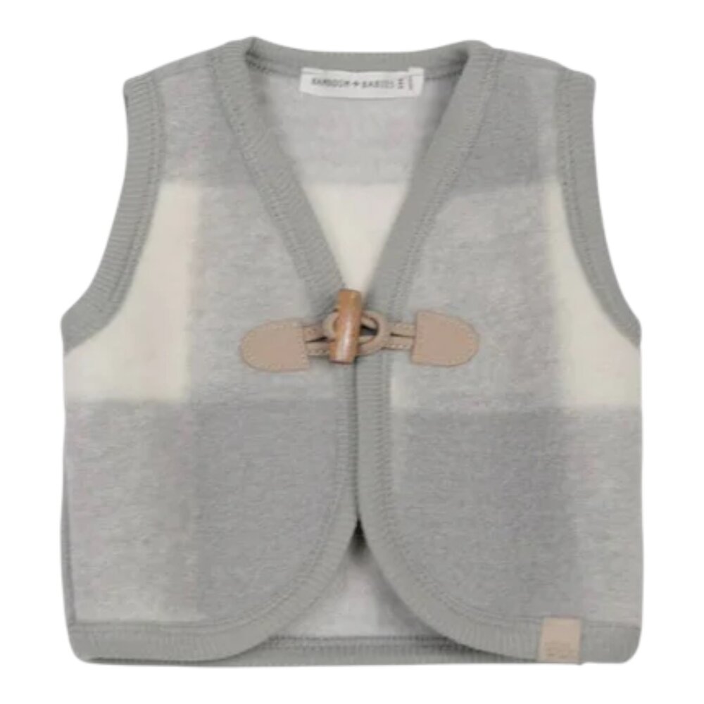 Gilet Wool Moss Grey