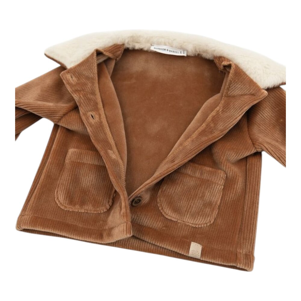 Jasje met Alpaka kraag Tan Camel