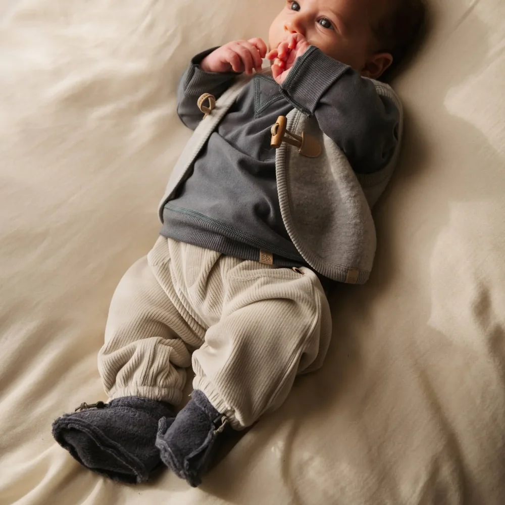 Gilet Wool Moss Grey