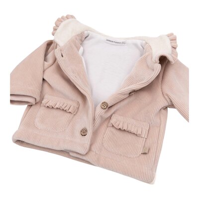 Jasje met Teddy collar Vintage Pink