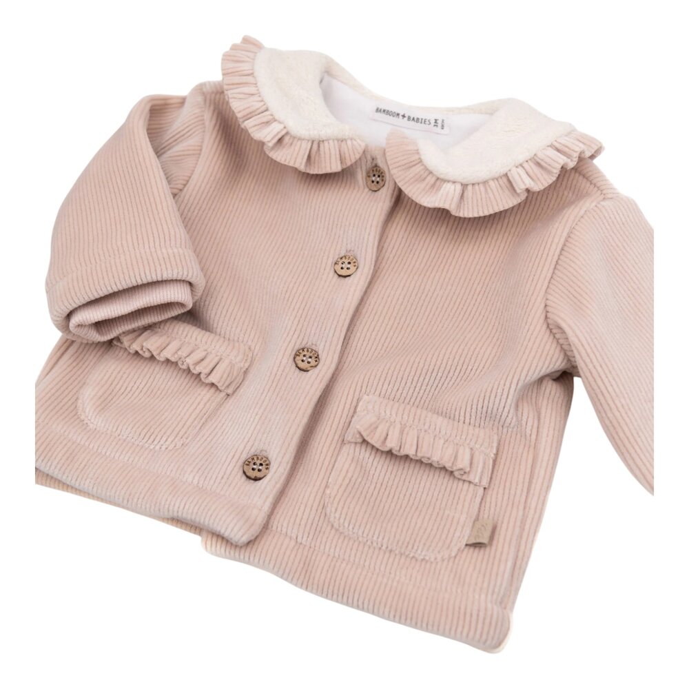 Jasje met Teddy collar Vintage Pink