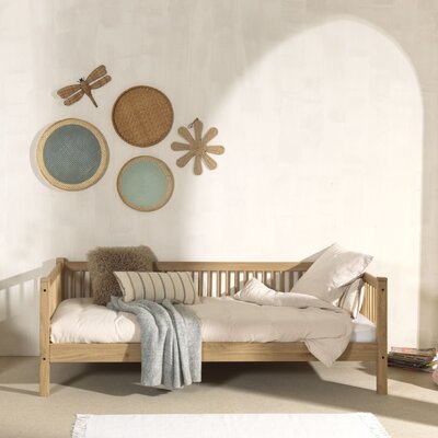 Forrest kajuitbed 90x200 cm Oak