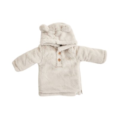 Babyjasje met zijritsen - Easy Zip - Novy fluffy Off white