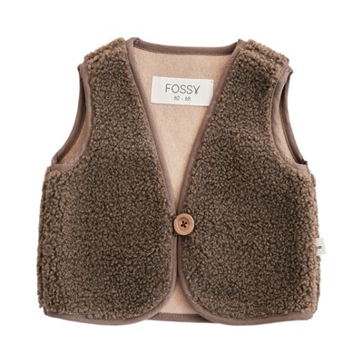 Bodywarmer - Bobby teddy Dark brown