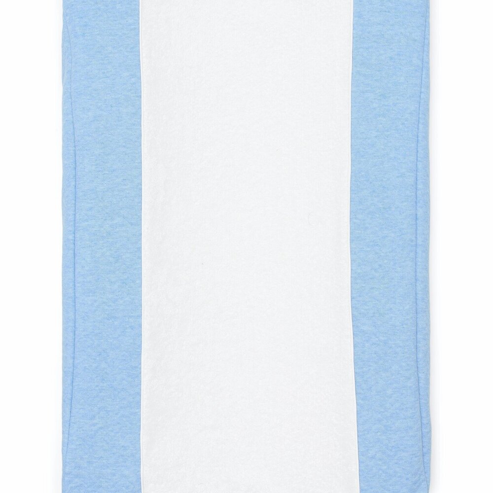 Chevron aankleedkussenhoes Denim Blue