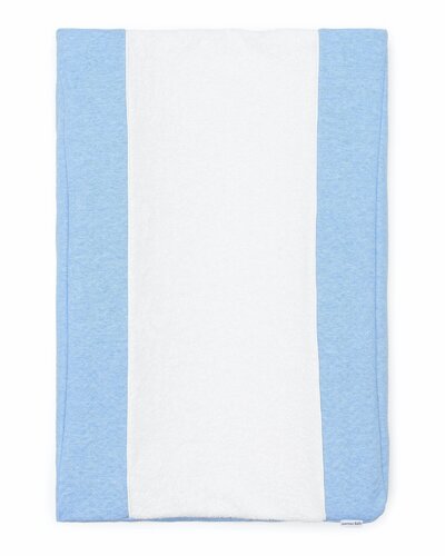 Chevron aankleedkussenhoes Denim Blue