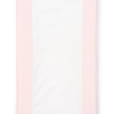 Chevron aankleedkussenhoes Light Pink Melange