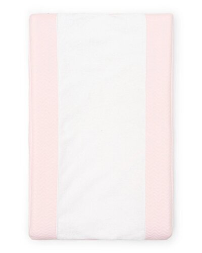 Chevron aankleedkussenhoes Light Pink Melange