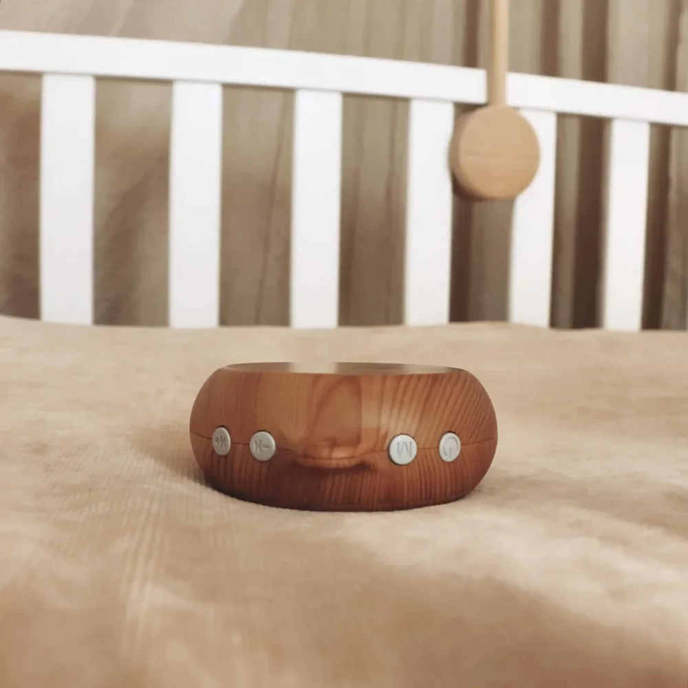 Muziekdoos voor Baby Mobiel in houtlook