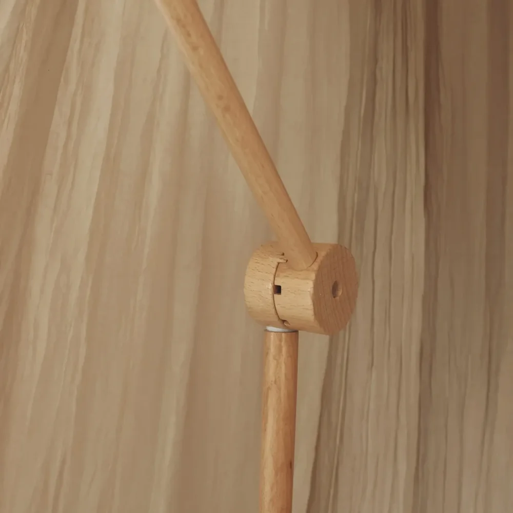 Houten arm voor mobiel