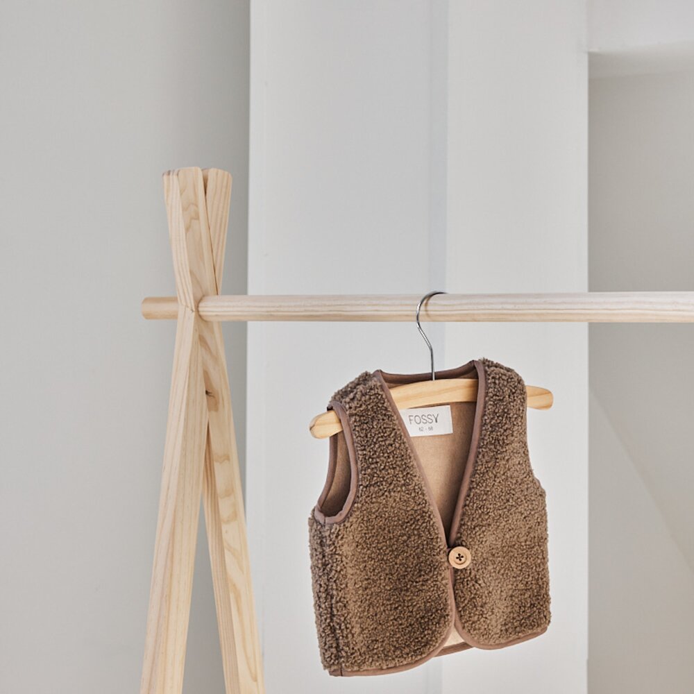 Bodywarmer - Bobby teddy Dark brown
