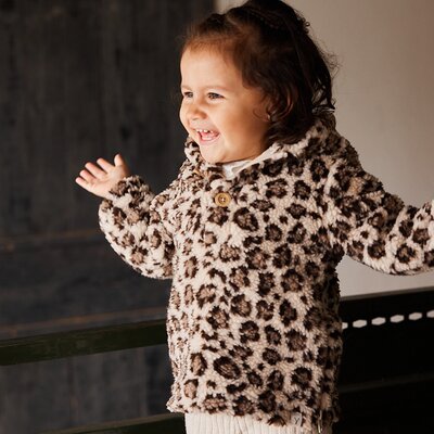 Babyjasje met zijritsen - Easy Zip - Novy teddy Panter