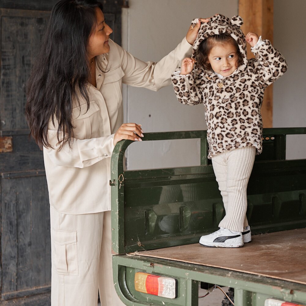 Babyjasje met zijritsen - Easy Zip - Novy teddy Panter