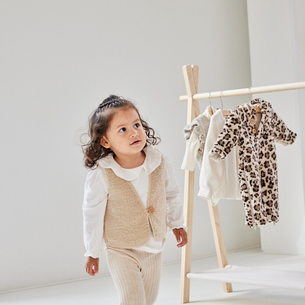 Bodywarmer - Bobby teddy Beige