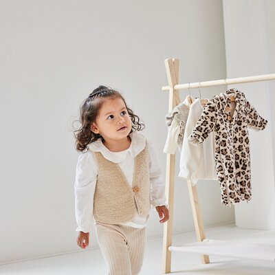 Bodywarmer - Bobby teddy Beige