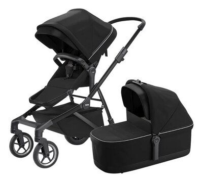 Sleek incl. bassinet Midnight Black