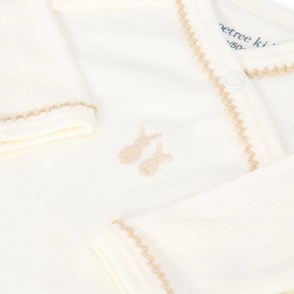 Babypakje Teddy New born Creme